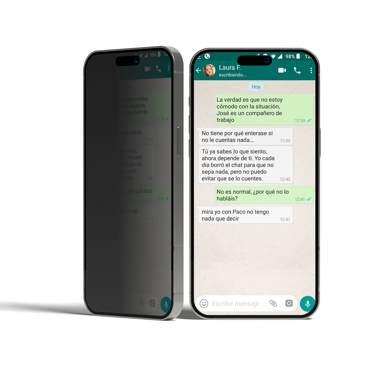 Moto G7 Plus Hidrogel Premium Antiespia Mate Protector de Pantalla Mica