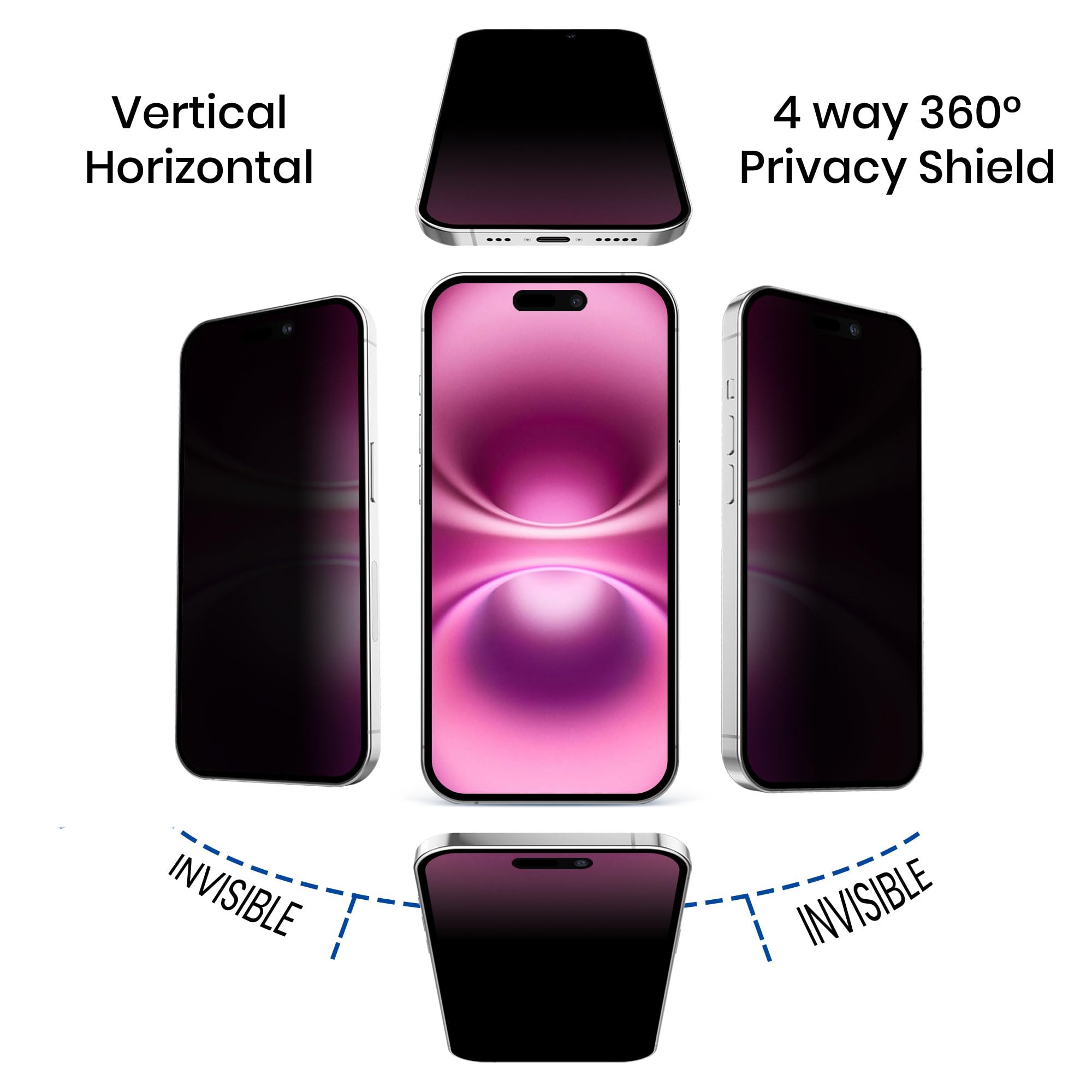 Protector Pantalla Antiespía + Protector Cámara Para Xiaomi 14T Pro - Vidrio Templado 9H, 0.28 Mm, 2+2 Unidades