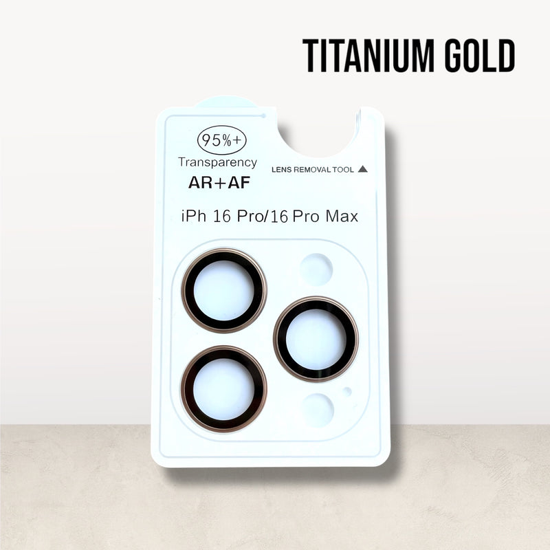 Protector de Cámara para iPhone 16 Pro Max AR + AF | Antirreflejo y Antihuellas